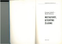 cover of the book Metafory, kterými žijeme