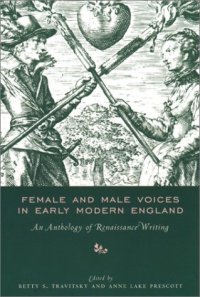 cover of the book Female & male voices in early modern England: an anthology of Renaissance writing