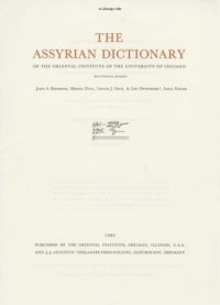 cover of the book The Assyrian dictionary of the Oriental Institute of the University of Chicago: Vol. 11 2 - N 2