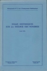 cover of the book Essais historiques sur la théorie des nombres