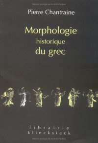 cover of the book Morphologie historique du grec