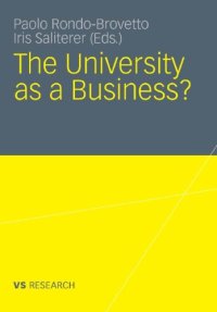 cover of the book The University as a Business