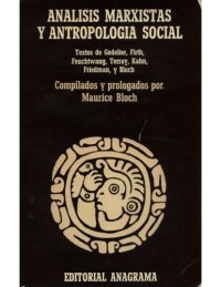 cover of the book Análisis marxistas y antropología social