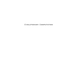 cover of the book Evolutionary Computation