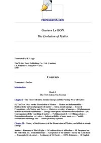 cover of the book The Evolution of Matter