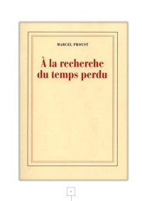 cover of the book A la recherche du temps perdu