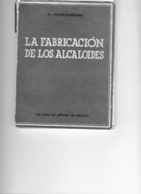 cover of the book La fabricación de los alcaloides