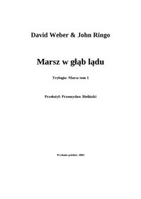 cover of the book Marsz w głąb lądu