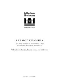 cover of the book Termodynamika: część druga podręcznika internetowego z fizyki dla studentów Politechniki Wrocławskiej