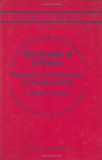 cover of the book The Paradox of Existence: Philosophy and Aesthetics in the Young Schelling