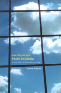 cover of the book Contemporary French philosophy: modernity and the persistence of the subject