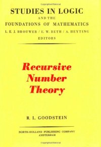 cover of the book Recursive Number Theory: A Development of Recursive Arithmetic in a Logic-Free Equation Calculus