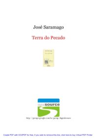 cover of the book Terra do pecado