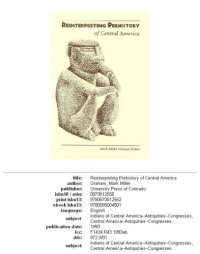 cover of the book Reinterpreting Prehistory of Central America