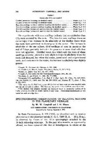 cover of the book Spectrographic Observations of Relative Motions in the Planetary Nebulae (1916)(en)(4s)