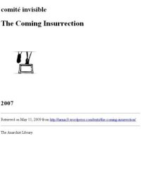 cover of the book The Coming Insurrection