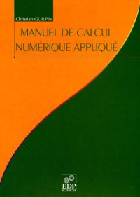 cover of the book Manuel de calcul numérique appliqué