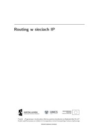 cover of the book Routing w sieciach IP