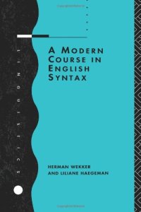 cover of the book A Modern Course in English Syntax