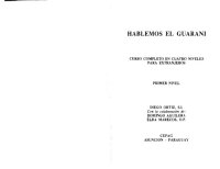 cover of the book Hablemos el guaraní. Primer nivel