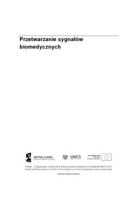 cover of the book Przetwarzanie sygnałów biomedycznych