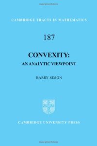 cover of the book Convexity: An Analytic Viewpoint