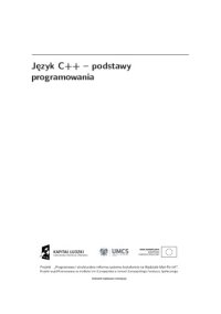 cover of the book Jezyk C++ – podstawy programowania