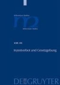 cover of the book Inzestverbot und Gesetzgebung: Die Konstruktion eines Verbrechens (300-1100) (Millennium-Studien - Band 20)