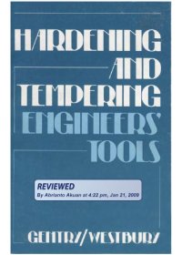 cover of the book Hardening and Tempering Engineer's Tools