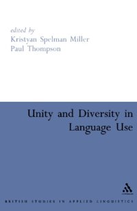 cover of the book Unity and Diversity in Language Use