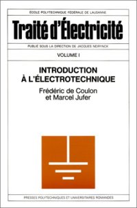 cover of the book Introduction à l'électrotechnique