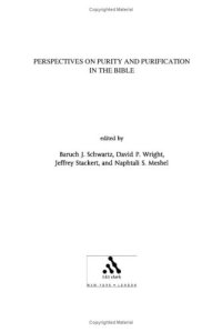 cover of the book Perspectives on Purity and Purification in the Bible