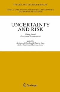 cover of the book Uncertainty and risk: mental, formal, experimental representations