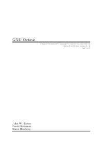 cover of the book GNU Octave Manual Version 3