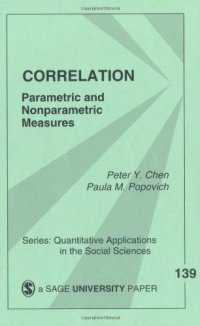 cover of the book Correlation: Parametric and Nonparametric Measures (Quantitative Applications in the Social Sciences)