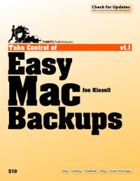 cover of the book Take Control of Easy Mac Backups