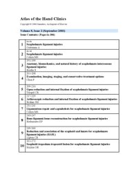 cover of the book Scapholunate Ligament Injuries, An Issue of Atlas of the Hand Clinics  (The Clinics: Orthopedics)