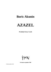 cover of the book Azazel