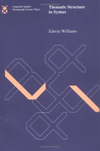 cover of the book Thematic Structure in Syntax