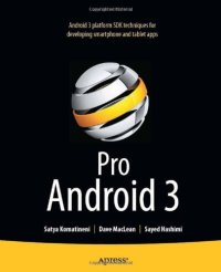 cover of the book Pro Android 3