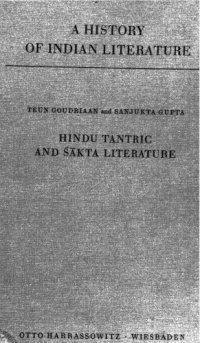 cover of the book A history of Indian literature, Volume 2, Part 2. Epics and Sanskrit religious literature. Hindu Tantric and Sakta Literature