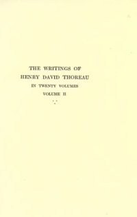 cover of the book The Writings of Henry David Thoreau in 20 Volumes