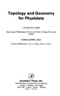 cover of the book Topology and geometry for physicists