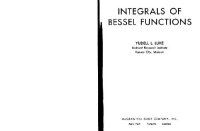 cover of the book Integrals of Bessel functions 