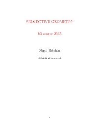 cover of the book Projective geometry