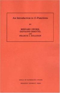 cover of the book Introduction to G-functions