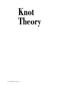 cover of the book Knot Theory