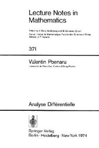 cover of the book Analyse differentielle