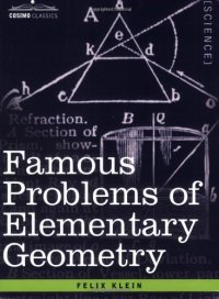 cover of the book Famous problems of elementary geometry