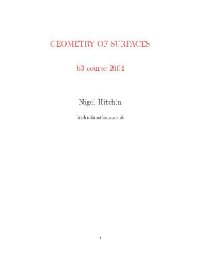 cover of the book Geometry of surfaces